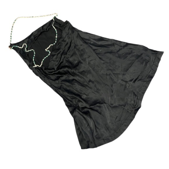 BNWT Meshki Black Berina One Shoulder Gemstone Strap Dress - Picture 3 of 16